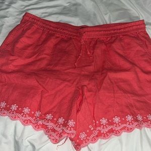 J.Crew Factory shorts in pink in Large